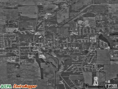 Lowell satellite photo by USGS
