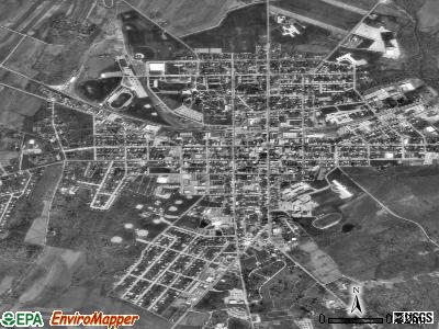 Gettysburg satellite photo by USGS