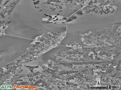Guntersville satellite photo by USGS