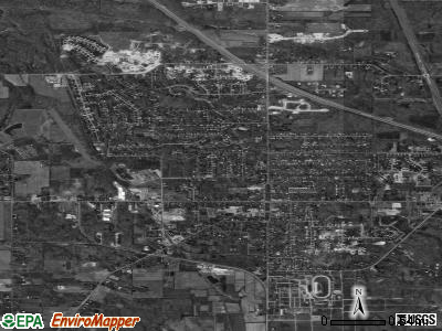 Canfield satellite photo by USGS