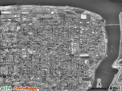 Clarkston satellite photo by USGS