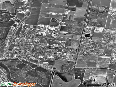 Hidalgo satellite photo by USGS