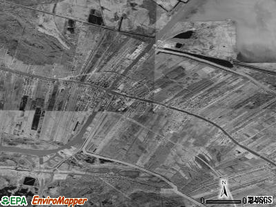 Larose satellite photo by USGS