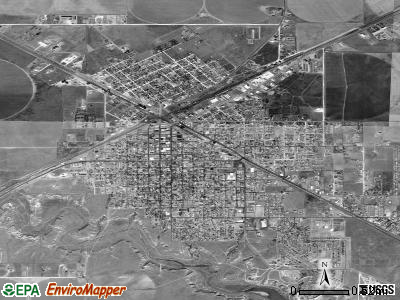 Dalhart satellite photo by USGS