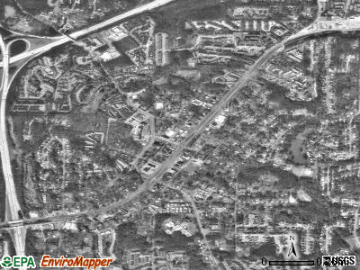 Clarkston satellite photo by USGS