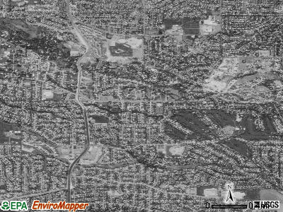 Little Cottonwood Creek Valley satellite photo by USGS