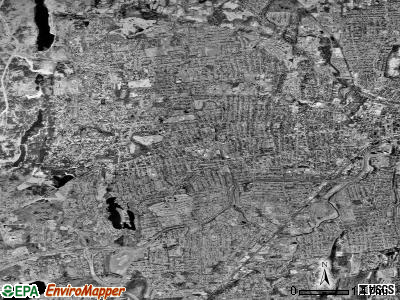 West Hartford satellite photo by USGS