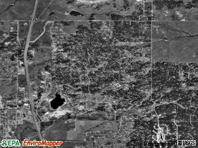 Woodmoor satellite photo by USGS