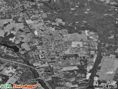 Clayton satellite photo by USGS
