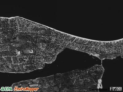 Bayville satellite photo by USGS