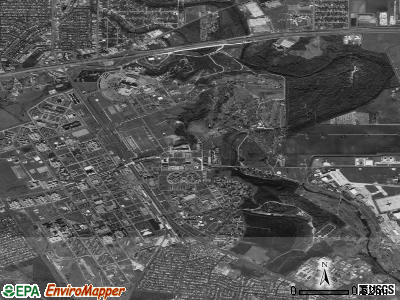 Lackland AFB satellite photo by USGS