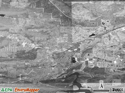 Greenwood satellite photo by USGS