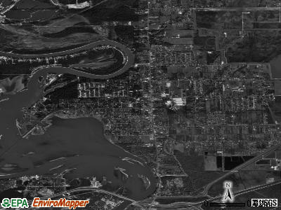 Highlands satellite photo by USGS