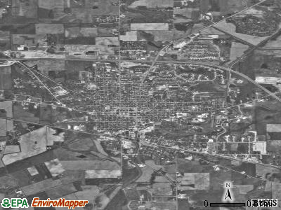 Columbia City satellite photo by USGS