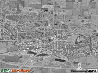 Verona satellite photo by USGS