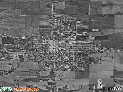 Washington satellite photo by USGS