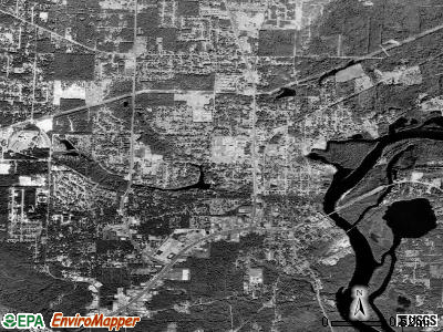 Milton satellite photo by USGS