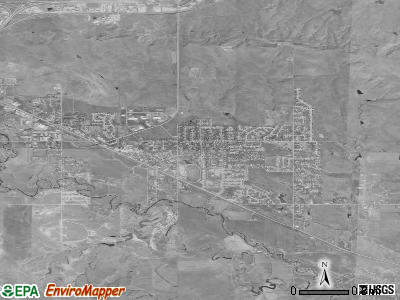 Rapid Valley satellite photo by USGS