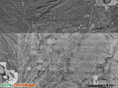 Catalina satellite photo by USGS