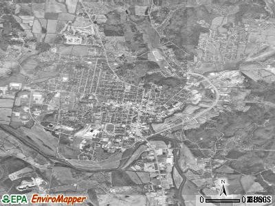 Fayetteville satellite photo by USGS