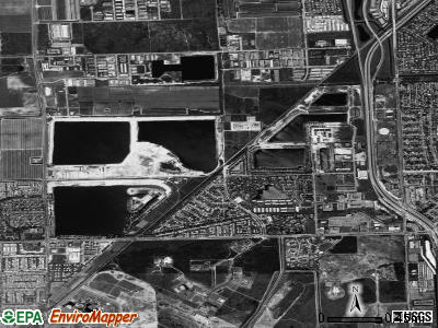 Three Lakes satellite photo by USGS