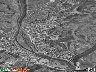 Huntingdon satellite photo by USGS