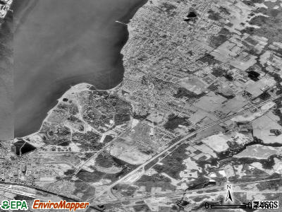 Carneys Point satellite photo by USGS