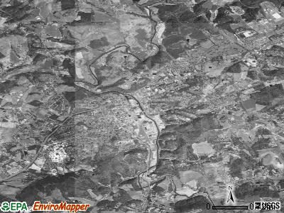 Galax satellite photo by USGS
