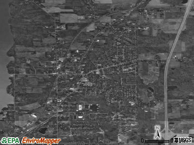 Cortland satellite photo by USGS