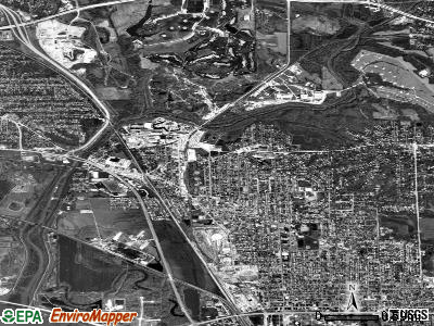 East Alton satellite photo by USGS