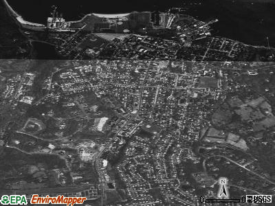 Oyster Bay satellite photo by USGS