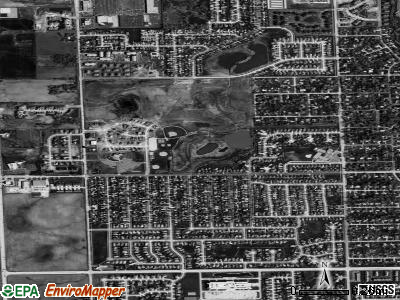 Orland Hills satellite photo by USGS