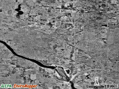 Coon Rapids satellite photo by USGS