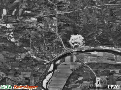 Bonner Springs satellite photo by USGS