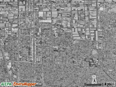 Huntington Park satellite photo by USGS