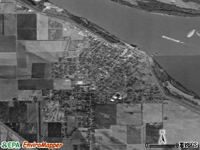 Caruthersville satellite photo by USGS