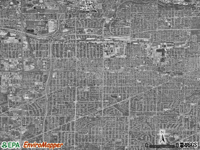 West Allis satellite photo by USGS