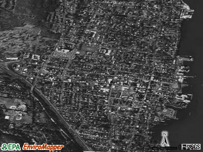 Nyack satellite photo by USGS