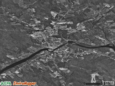 Skowhegan satellite photo by USGS