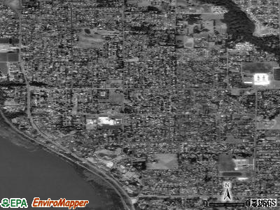 Lake Shore satellite photo by USGS