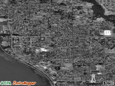 Winthrop Harbor satellite photo by USGS