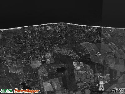 Wading River satellite photo by USGS