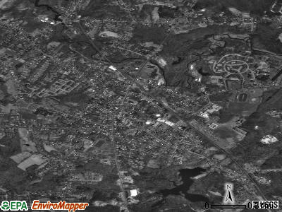 Bridgewater satellite photo by USGS