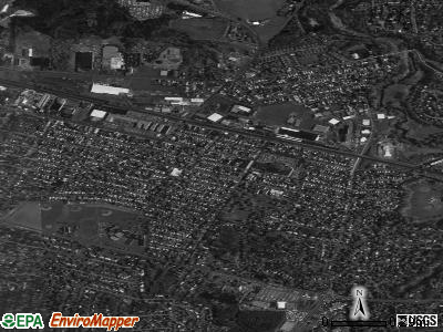 East Rochester satellite photo by USGS