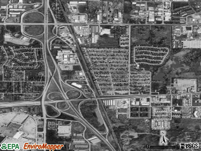 Park City satellite photo by USGS