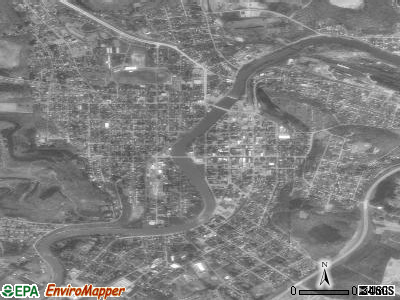 Clearfield satellite photo by USGS