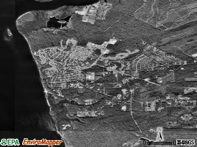 Laurel Bay satellite photo by USGS
