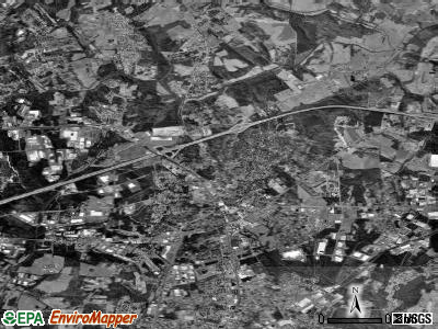 Conover satellite photo by USGS