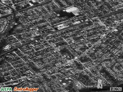 Prospect Park satellite photo by USGS