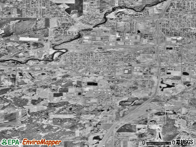 Pratt satellite photo by USGS